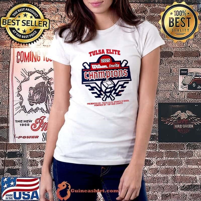Tulsa Elite Wilson Invite Champions 2025 Gun Events shirt