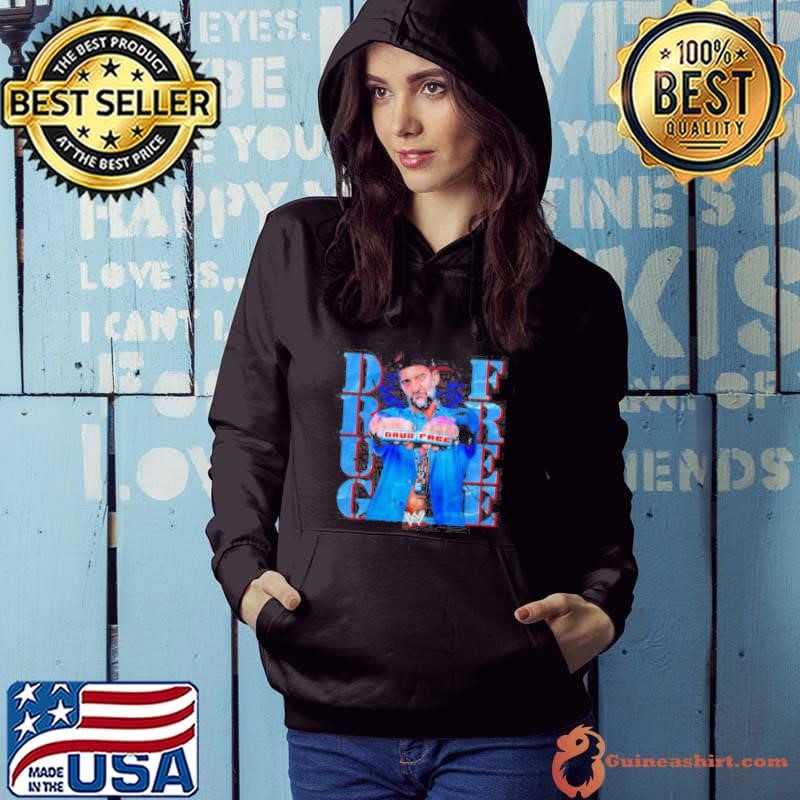 WWE Drug Free retro Hoodie