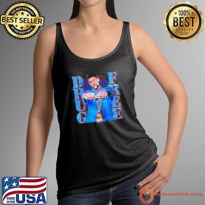 WWE Drug Free retro shirt