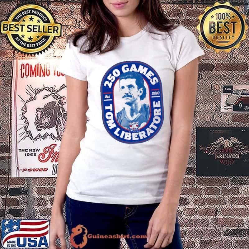 Western Bulldogs Tom Liberatore 250 Games shirt