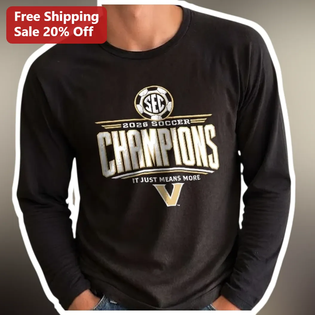 2026 Soccer Champions It Just Means More Long Sleeve Tee available at our Miami, Florida warehouse