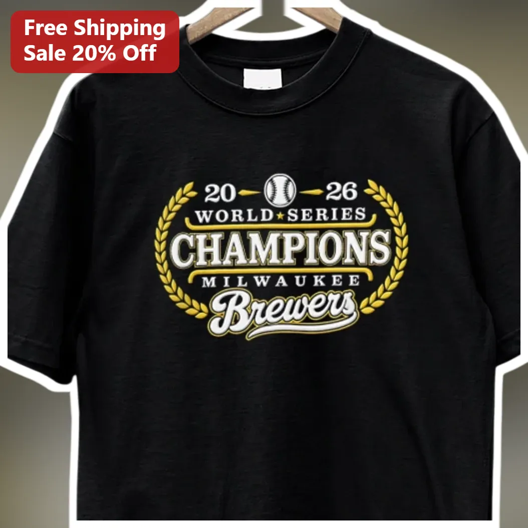2026 World Series Champions Milwaukee Brewers Tee Baseball Fan Gift