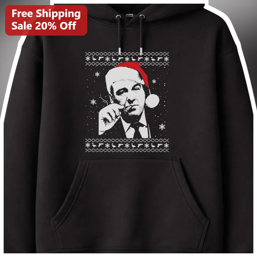 Al Pacino Scarface Tony Montana Ugly Christmas Sweater Hoodie