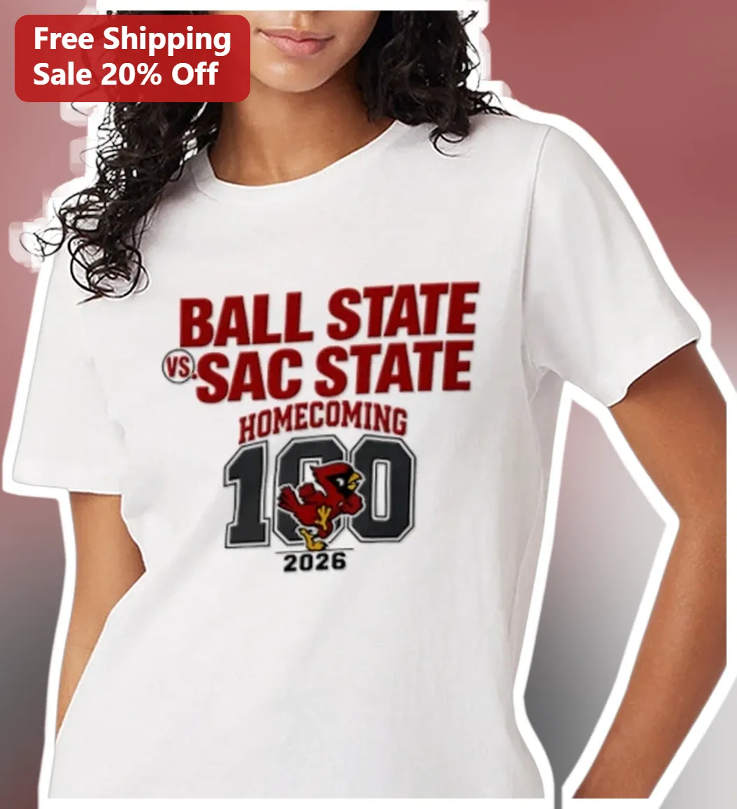 Ball State vs Sac State Homecoming Tee Cardinals Hornets College Football Gift