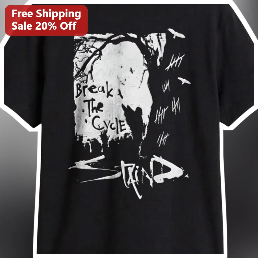 Break The Cycle STRiND Howling Wolf Graphic Tee Metalcore Band Merch available at our Miami, Florida warehouse