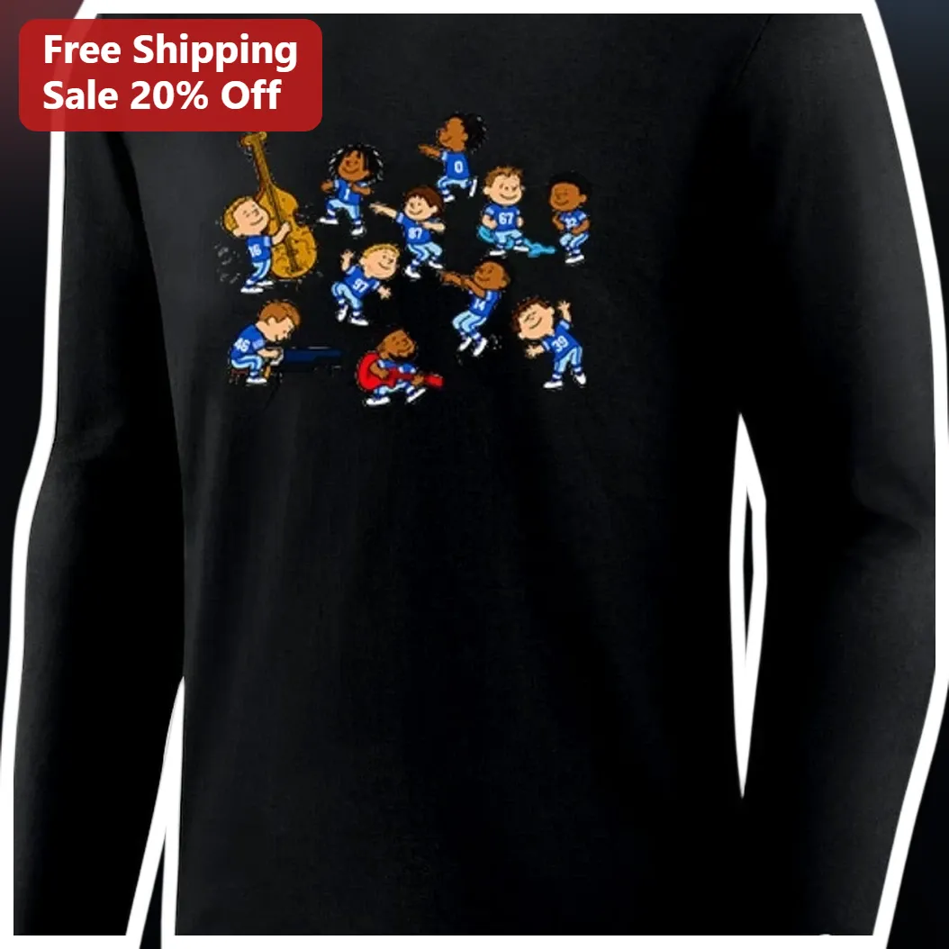 Cartoon Choir Kids Band Long Sleeve Shirt Cute Music Teacher Gift for Children available at our Miami, Florida warehouse