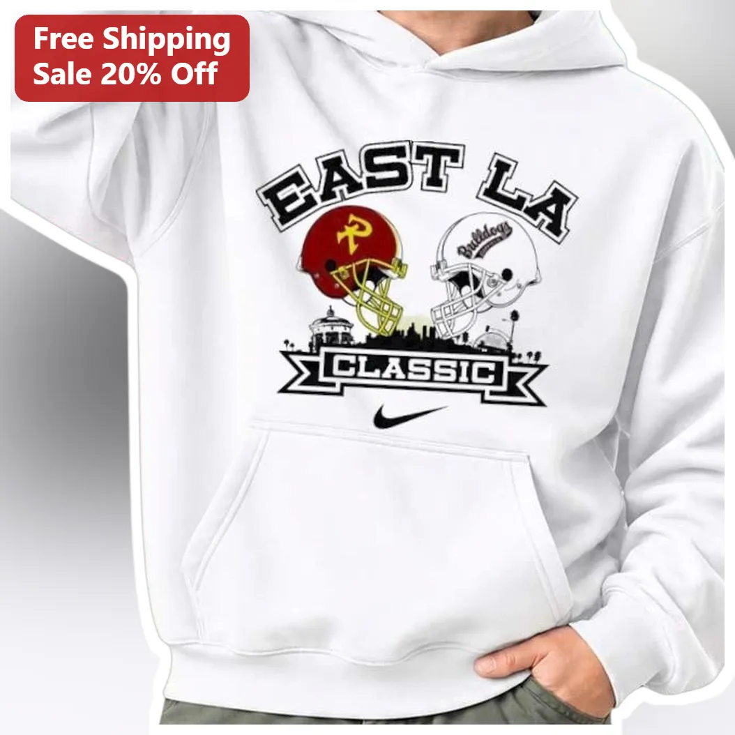 EAST LA CLASSIC Hoodie East Los Angeles Football Varsity Retro Pullover