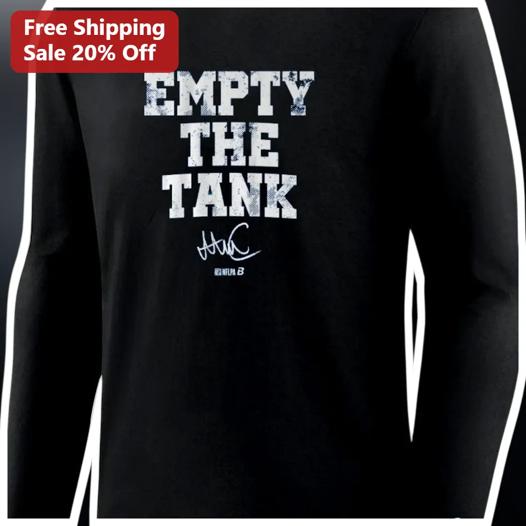 Empty The Tank Patrick Mahomes Signature Long Sleeve Tee NFL Football Fan Apparel