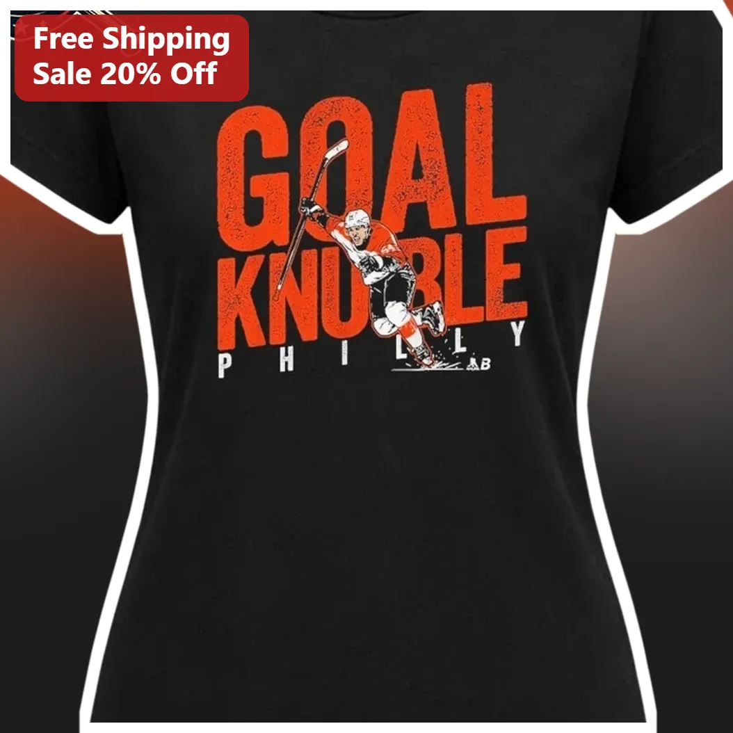 Goal Knubble Philly Tee Funny Hockey Slogan Graphic T-Shirt for Philadelphia Flyers Fans