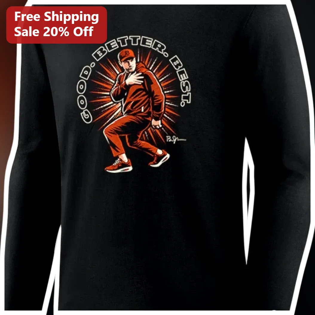Good Better Best Bo Jackson Retro Athlete Long Sleeve Shirt
