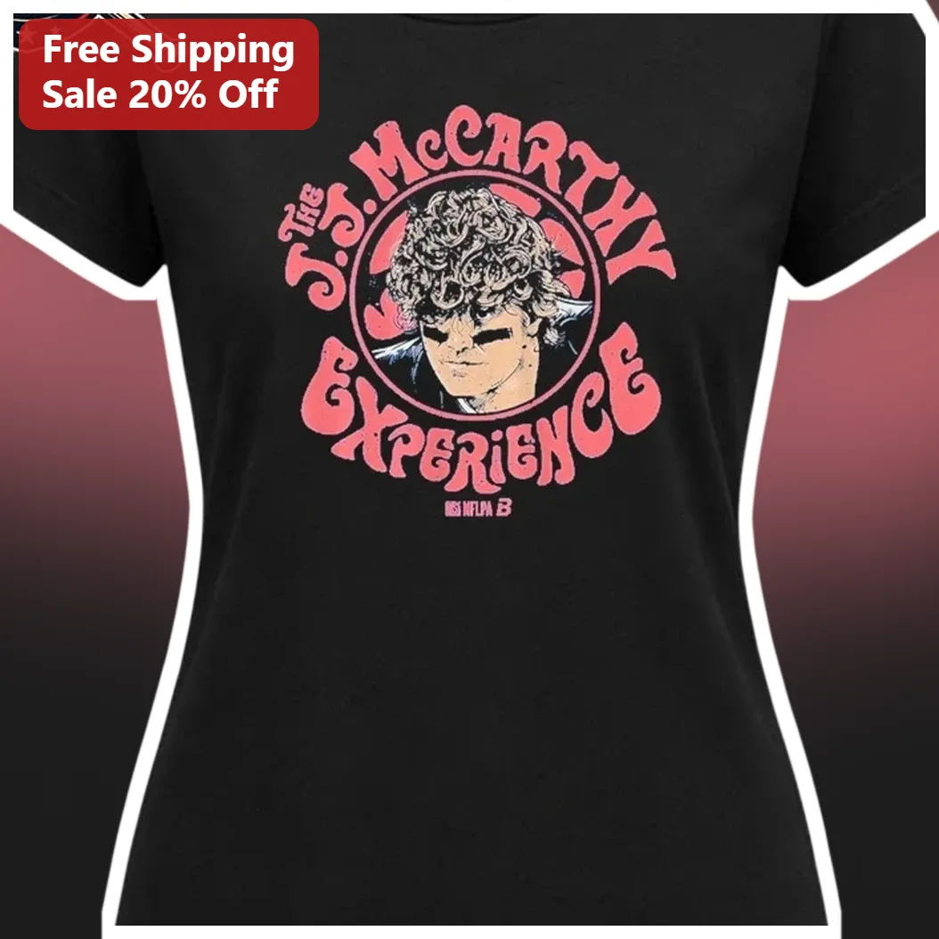 J.J. McCarthy Experience Tee Vintage Retro Football Graphic Shirt for Minnesota Vikings Fans NFL Rookie Gift