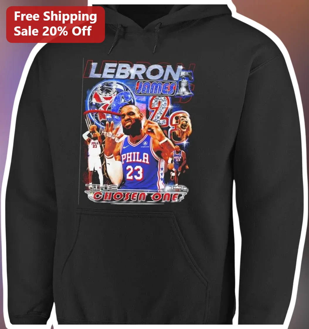 LeBron James The Chosen One Hoodie King James NBA Basketball Fan Gift Pullover