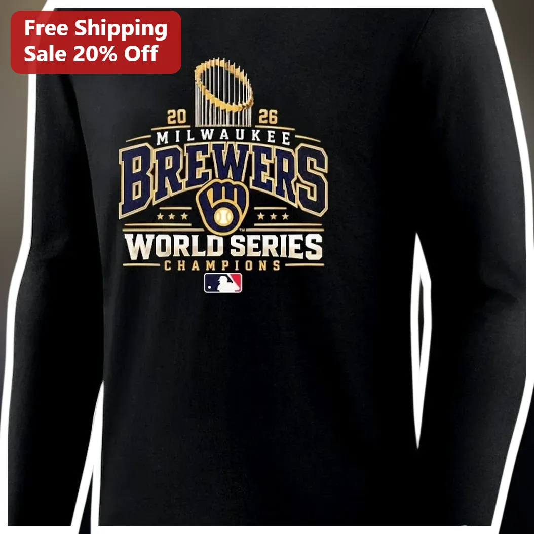 Milwaukee Brewers World Series Champions Long Sleeve Tee available at our Miami, Florida warehouse