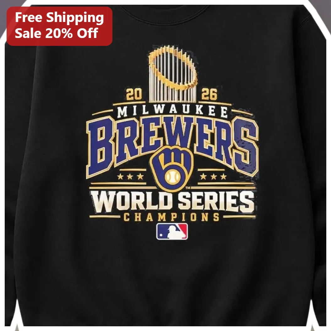 Milwaukee Brewers World Series Champions Sweatshirt Vintage Baseball Fan Gear Crewneck