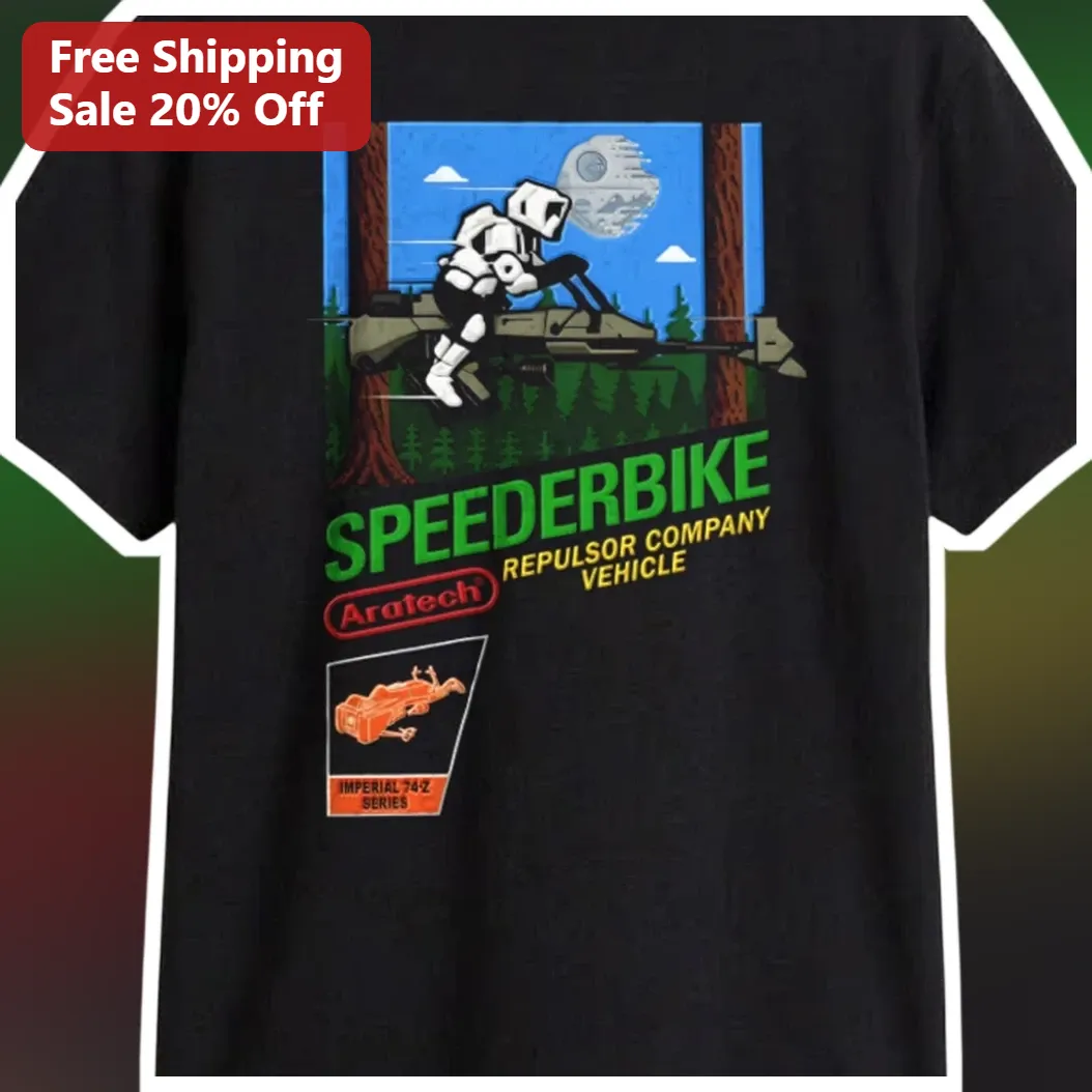 Speederbike Aratech Repulsor Company 74-Z Stormtrooper Graphic Tee available at our Miami, Florida warehouse