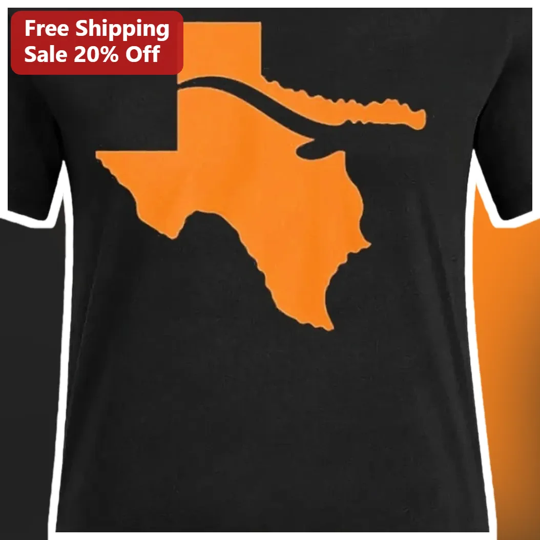 Texas Cowboy Hat Silhouette Tee Men Western Lone Star State Outline Shirt available at our Miami, Florida warehouse