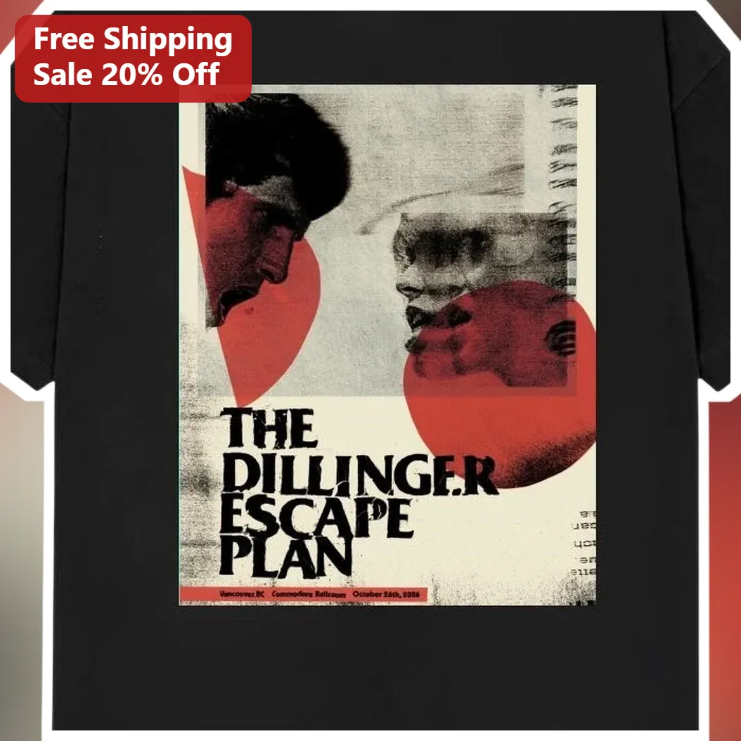 The Dillinger Escape Plan Long Sleeve Tee Mathcore Band Merch Distressed Punk Graphic Shirt