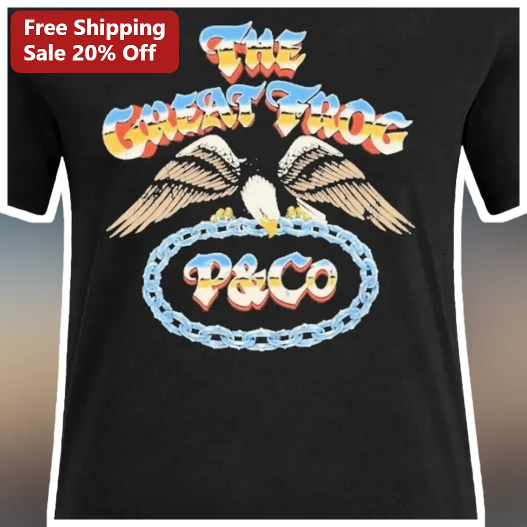 The Great Frog P&Co Tee Vintage Rock Eagle Graphic Shirt Retro Biker Style Apparel available at our Miami, Florida warehouse