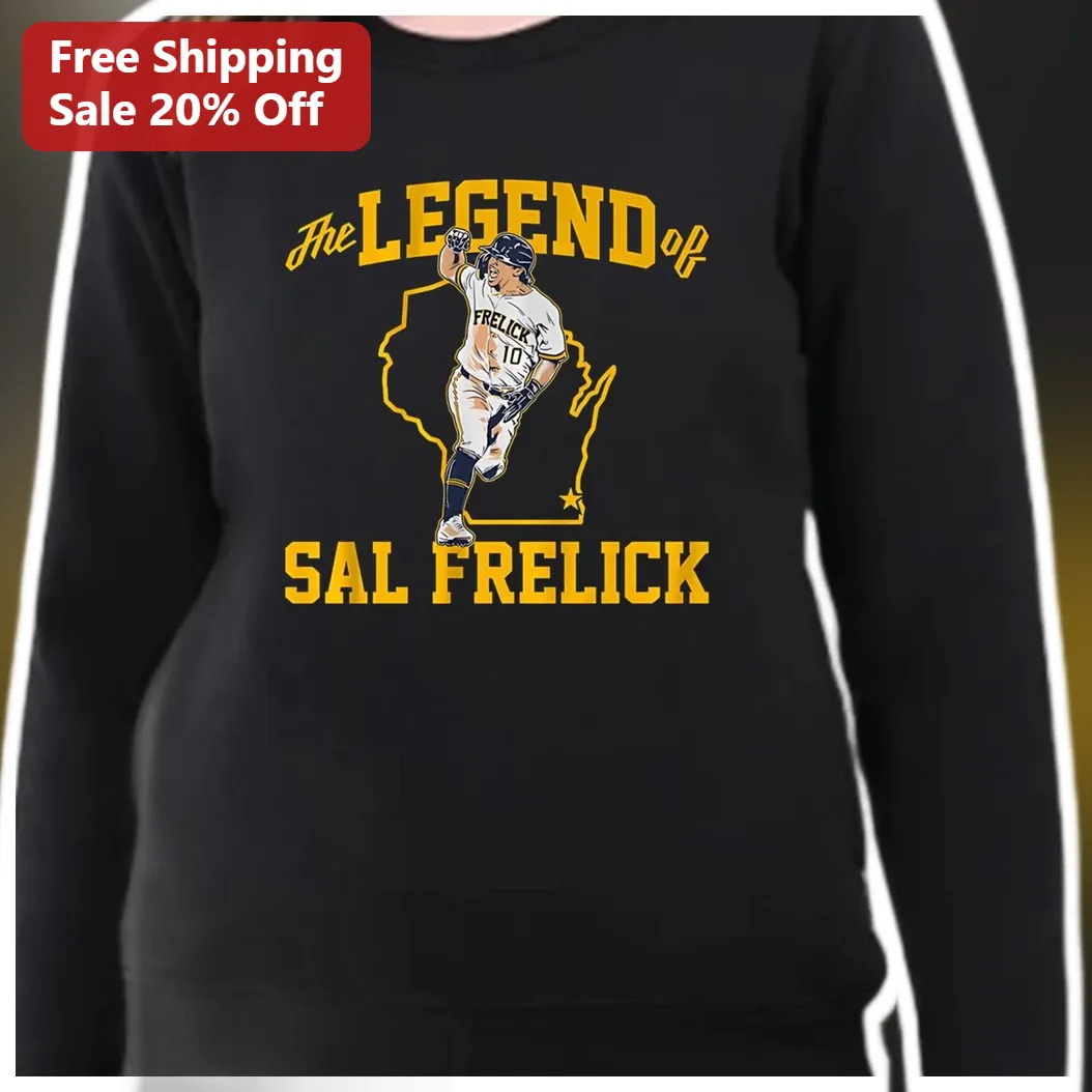 The Legend of Sal Frelick Long Sleeve Shirt Milwaukee Brewers Baseball Fan Apparel Gift