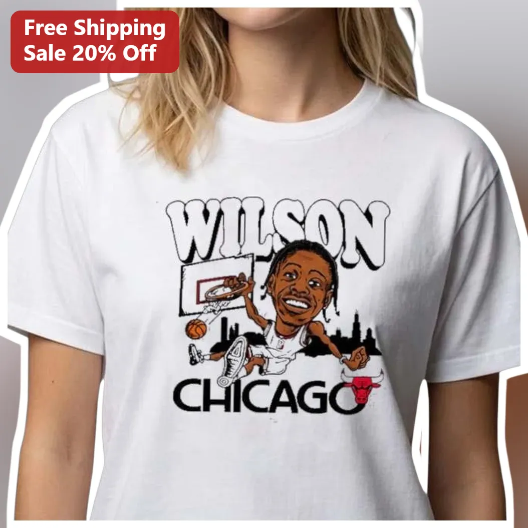 Wilson Chicago Coby White Basketball Dunk Graphic Tee